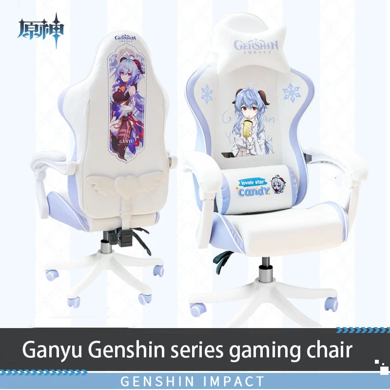 New Cartoon Gaming Chair Latex Lazy Sofa Seat Homely Comfort Nгровые Cтулья Female Internet Celebrity Live Broadcast Back Chairs