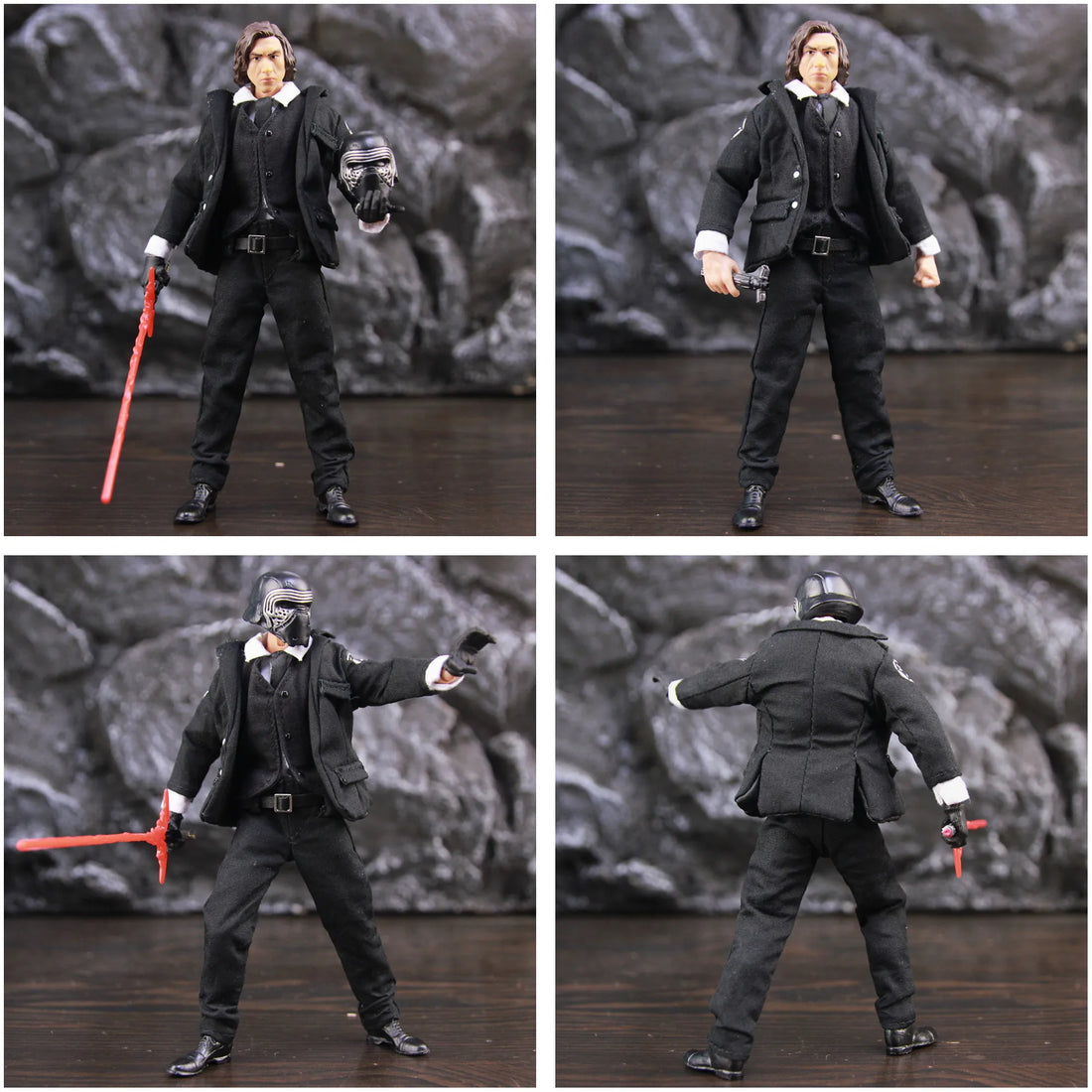 Star Wars Sir Kylo Ren Ben Solo Jedi Knight Imperial Army First Older Clone Storm Trooper 6" Action Figure one:12 Clothing Toys