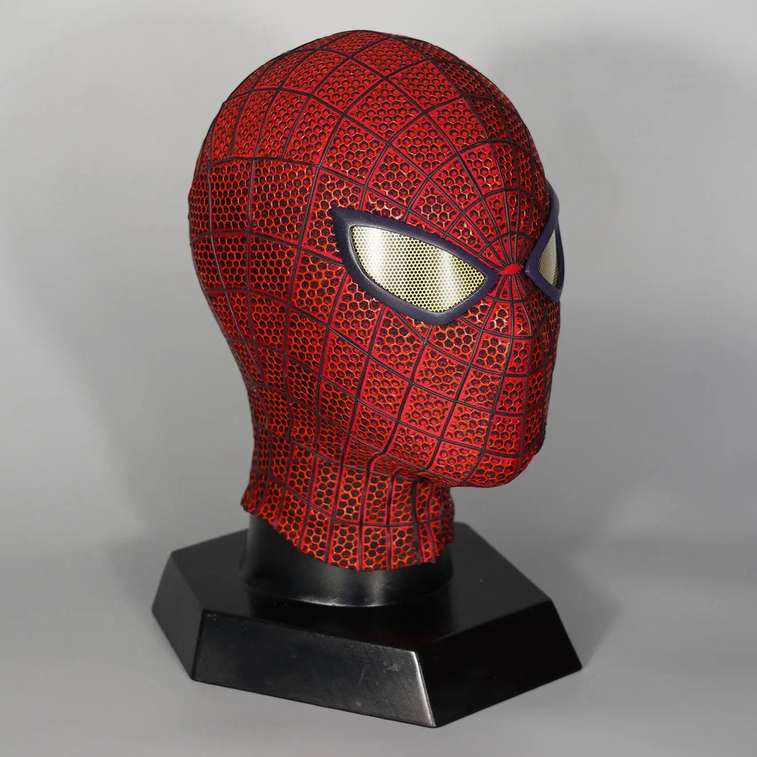 Marvel The Amazing Spider-Man Mask with Faceshell, 1:1 3D Handmade Spiderman Mask for Man Halloween Cosplay Birthday Xmas Gift