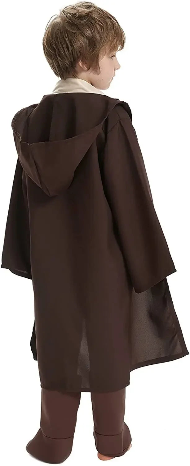 Kids Obi Wan Kenobi Cosplay Star Wars Costume Jedi Robe Cloak legging Suit Halloween Carnival Outfits Clothes Outfits