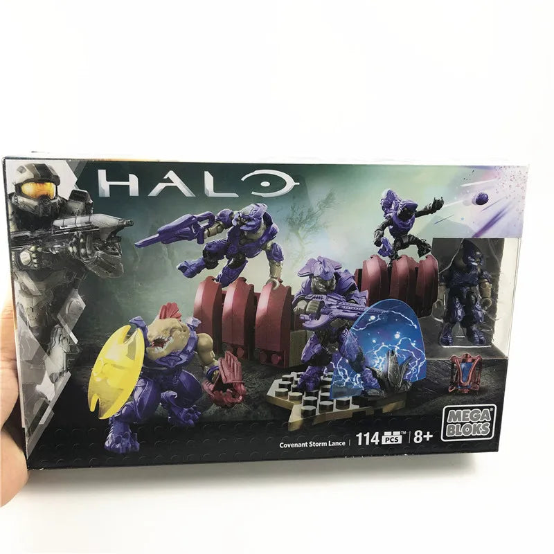 Mega Blokses  Halo Unsc Fireteam Taurus Warriors Building Blocks Children Collector's Edition Construction Figure Toy Gifts