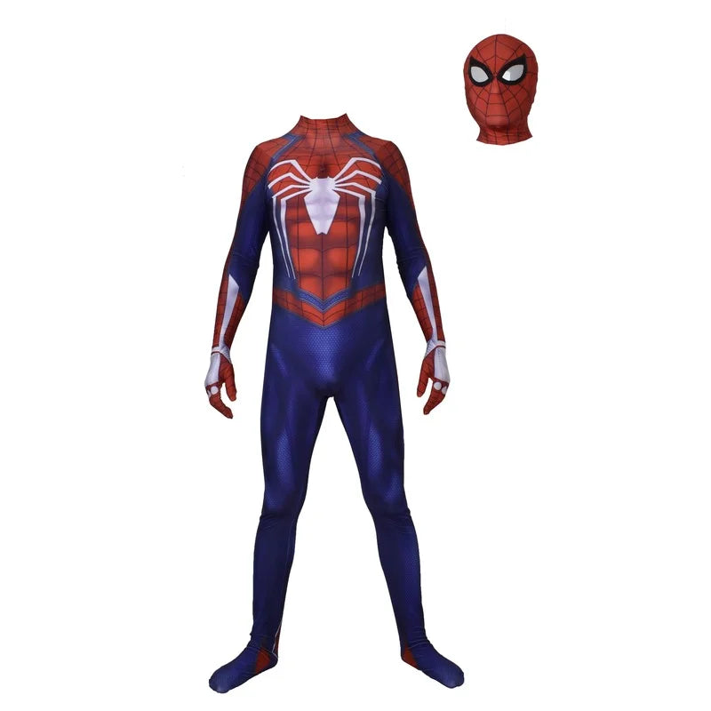 Superhero Cosplay Halloween PS4 Game Costume Boys Men  Bodysuit Zentai Full Body Suit Adult Kids