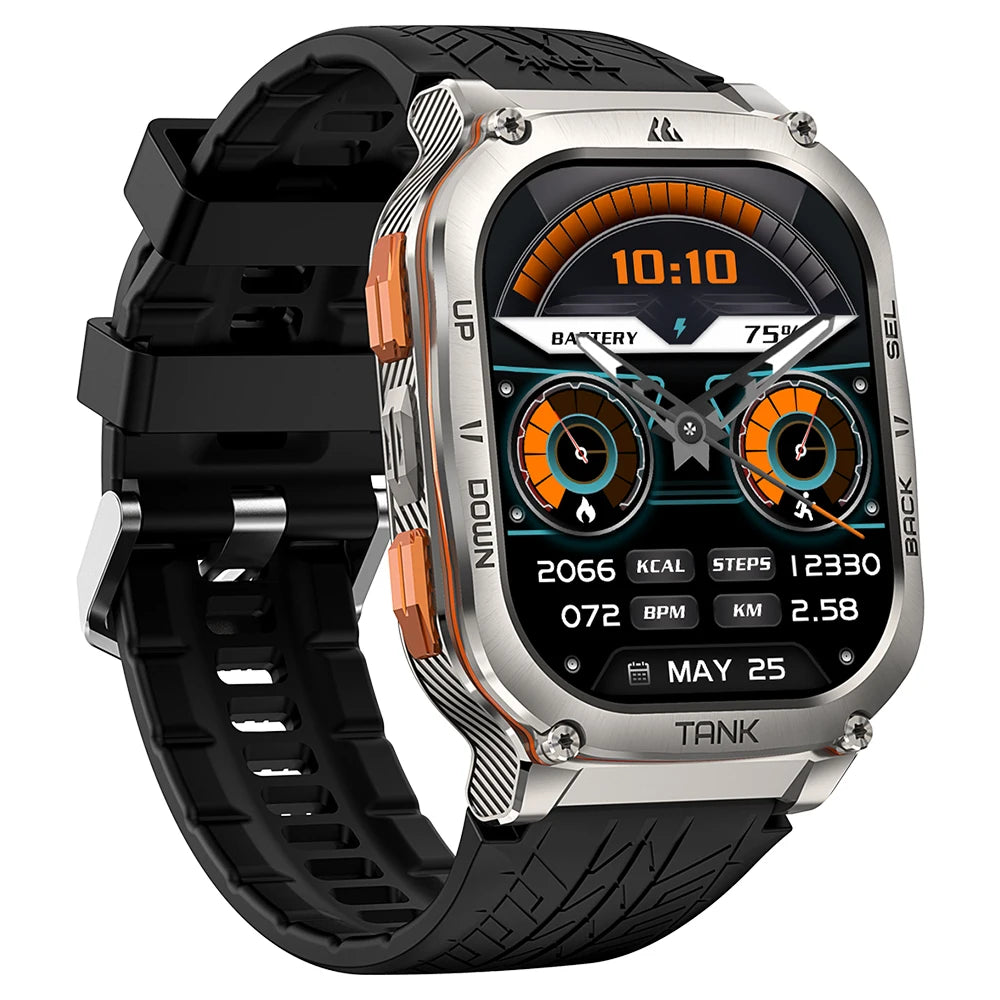 2024 KOSPET TANK M3 Ultra GPS Smartwatches For Men Smart Watch Women AOD 480mAh Military Digital AMOLED Bluetooth Rugged Watches