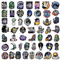 Astronaut graffiti stickers
Galaxy and rocket stickers
Space adventure stickers for kids
Space-themed vinyl stickers
Cartoon space stickers
Space exploration stickers