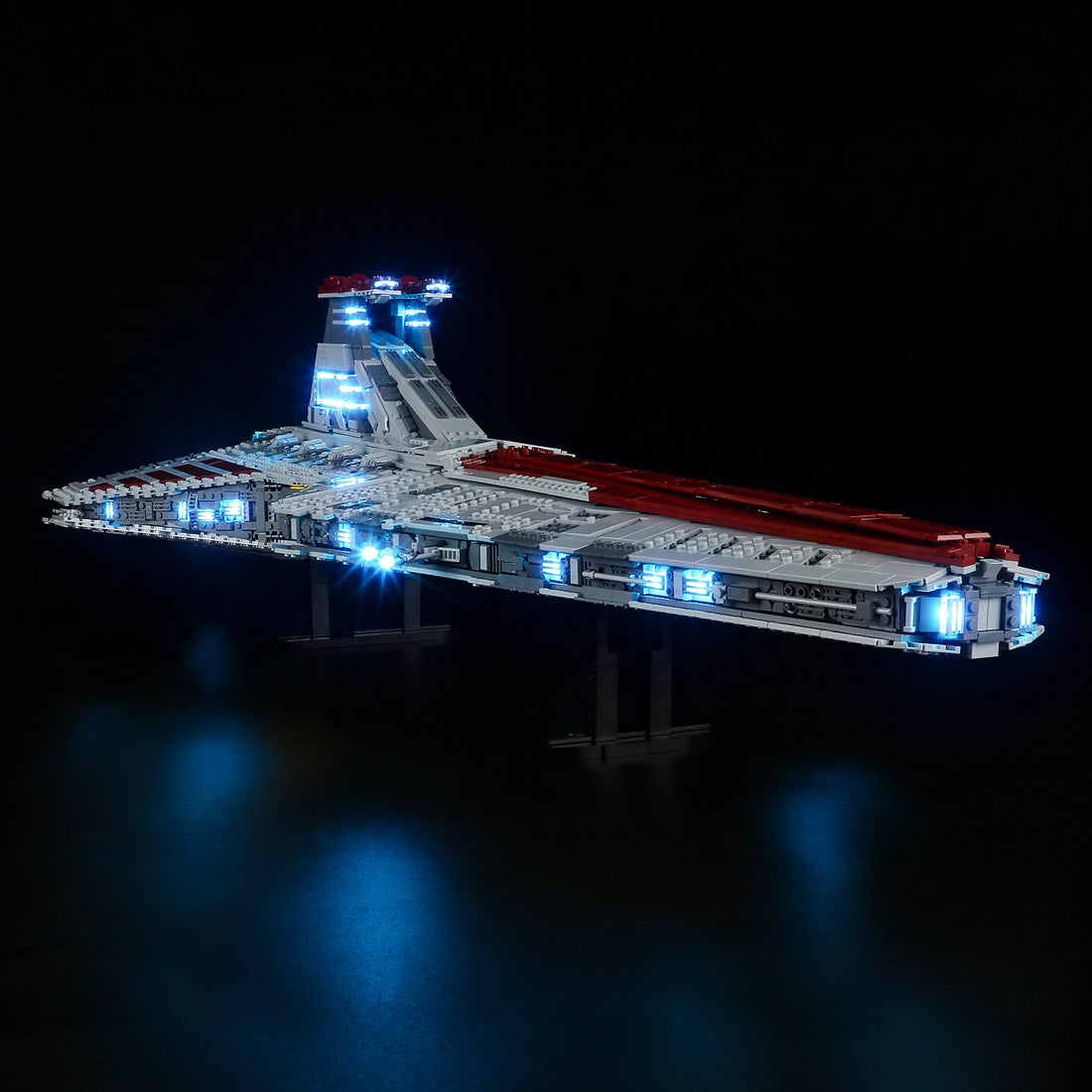 Hprosper 5V LED Light for 75367 Star Wars Venator-Class Republic Attack Cruiser Decorative Lamp(Not Include Lego Building Block)