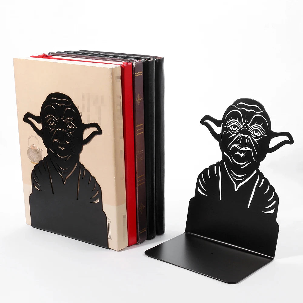 Star Wars Jedi Knight Master Yoda Stainless Bookrack Classroom Fixed Bookshelf for Office Accessory Child Birthday Gifts