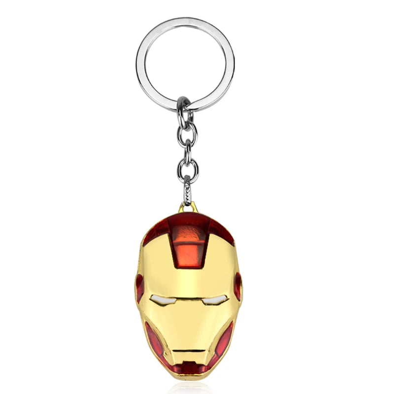 Iron Man Keychain Metal Key Chain Superhero Avengers Key Holder Gift Fans Friend Toy