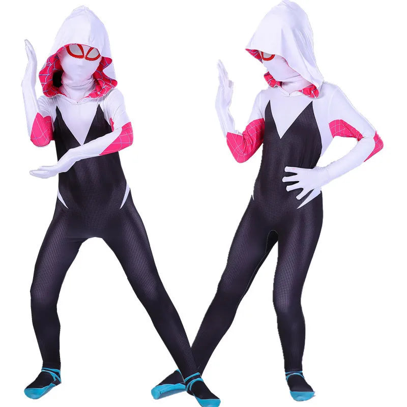 Halloween Gwen Spider 2-man parallel universe costume cosplay tights children adult hero stage assembly live cosplay costume