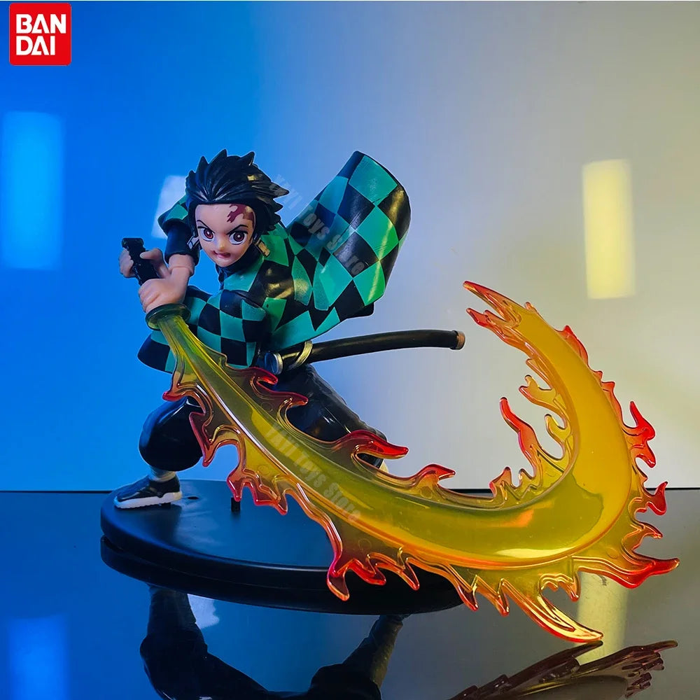 Hot Demon Slayer Anime Figure Tanjirou Agatsuma Zenitsu Kyoujurou Anime Model  Action Figure PVC collection Toy for Kids Gift