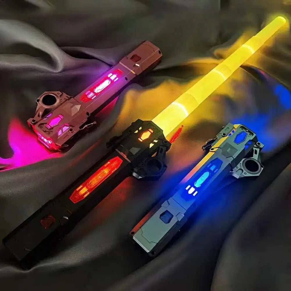 Lightsaber Children's Toy Laser Star 2 in 1 Flash Stick Fluorescent Stick hair Light Children's Toy RGB Light