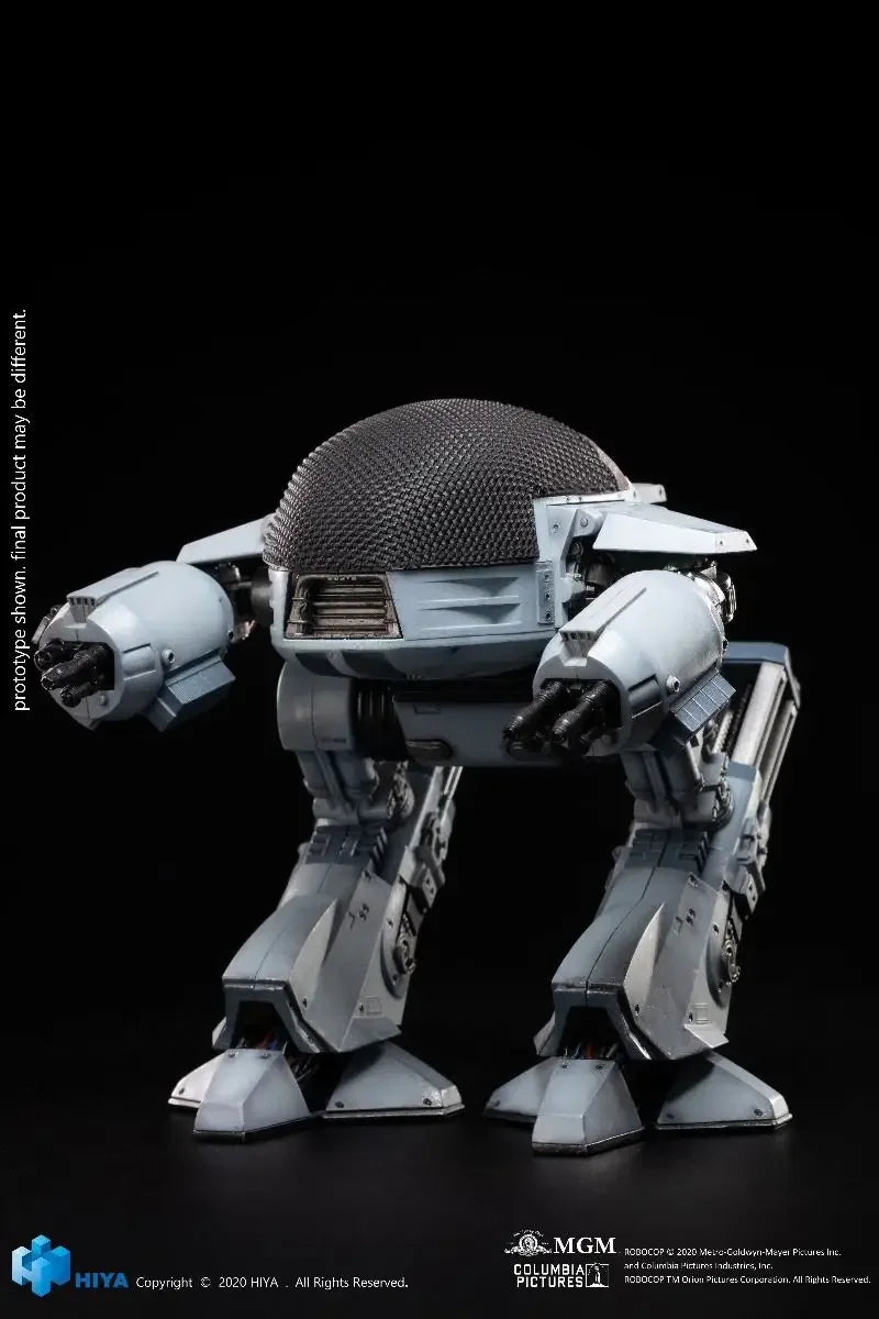 Hiya Toys ROBOCOP ED-209 With Sound 14cm Action Figure Doll Model Toy Christmas Gift