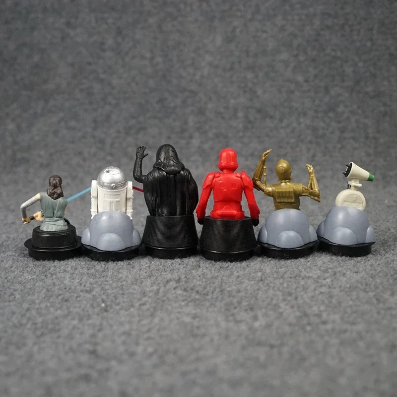 Star Wars Kylo Ren Figurines R2-D2 C-3PO SITH TROOPER Action Figure Rey Collection Table Ornaments Children Birthday Gifts