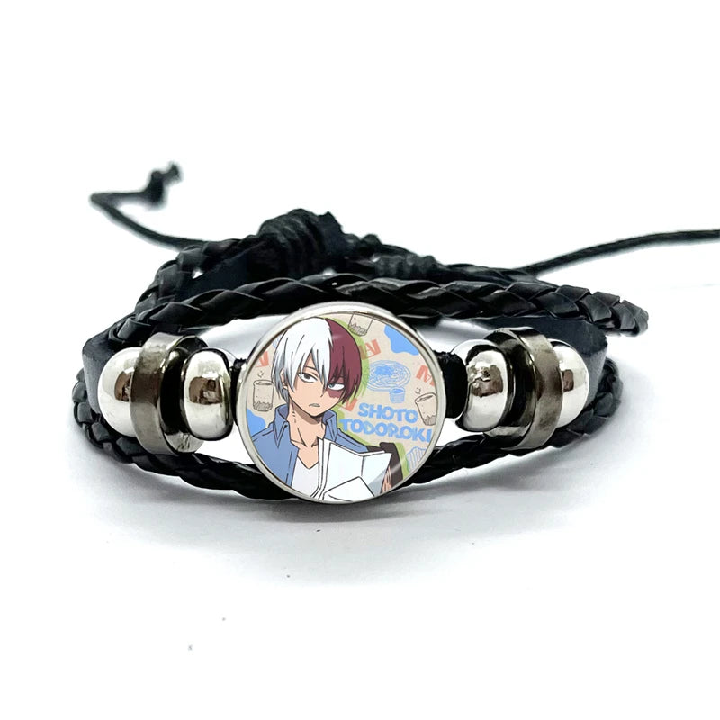 Anime My Hero Academia Cosplay Charm Hand Chain Wristband Wrist Strap Bracelet Jewelry Ornament Gift For Boys Girls