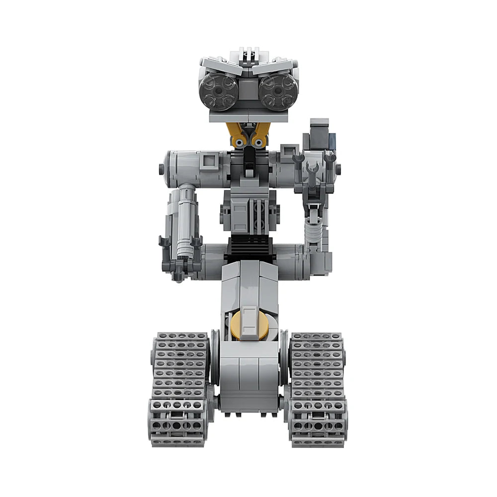 MOC Movie Shorted-Circuits Military Emotional Robot Building Block Set for Astroed Robots Johnnyed 5 Model Brick Toy Boys Gifts