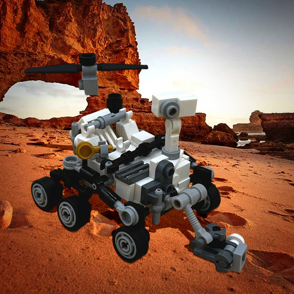 MOC Perseverance Rover And Lngenuity Building Blocks Model Sets NASA Perseverance Rover Mars Exploration Rover Bricks Toys Gifts