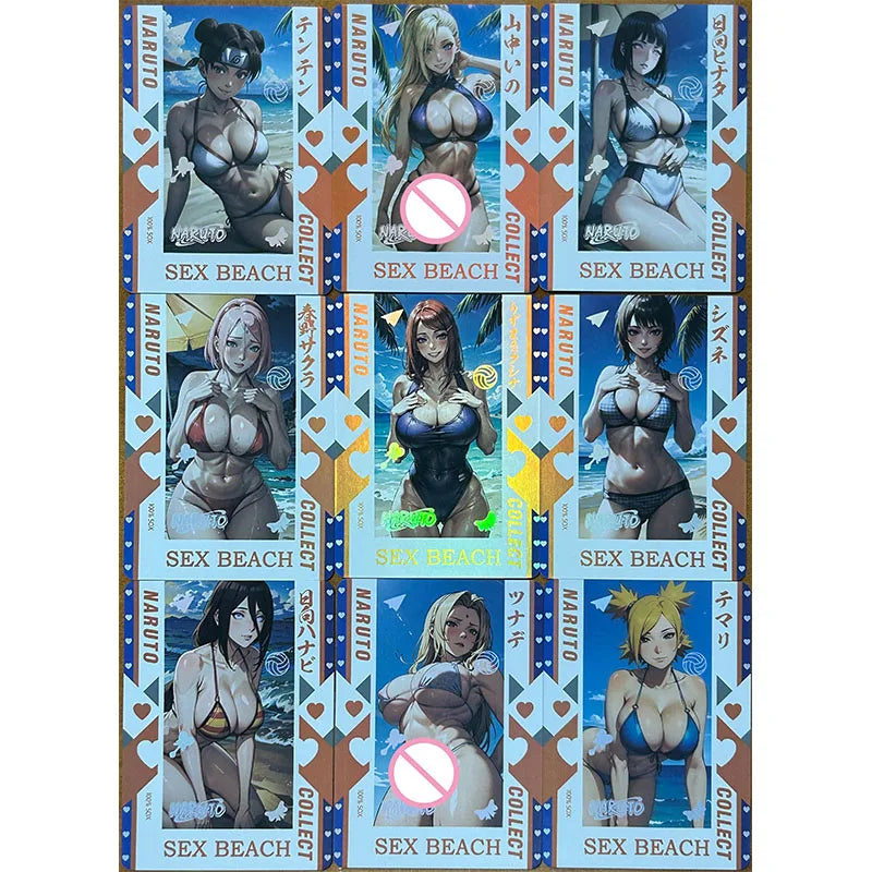 Anime DIY ACG Temari Haruno Sakura Konan KINOMOTO SAKURA Boys Battle Game Toys Christmas Birthday Gift Collectible Cards