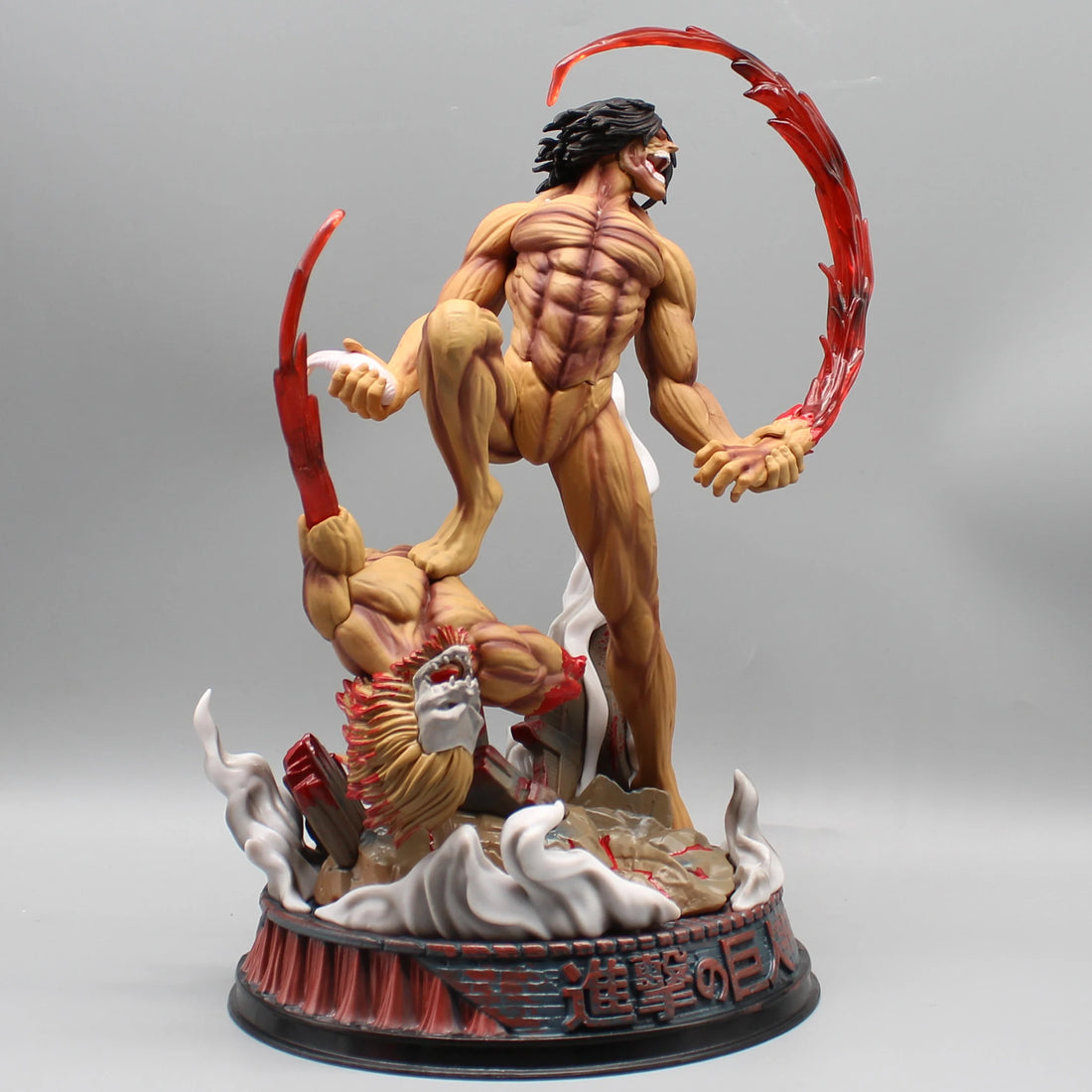 New Attack On Titan Figure The Armored Anime Figures Titan Eren Jager 29cm Action Figurine Pvc Statue Model Decoration Toys Gift