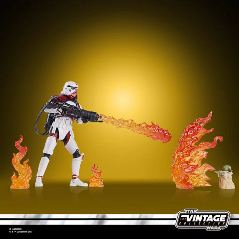 Original Star Incinerator Stormtrooper Action Figures Toys 3.75 Inch Collector's Card Movable Statue Model Doll Ornaments Gifts