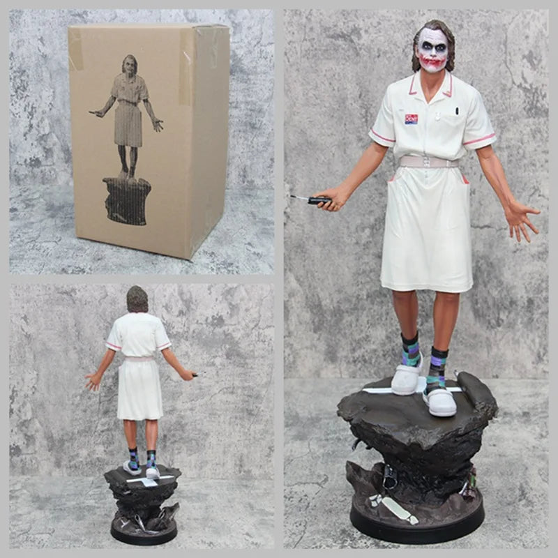 Dc Suicide Squad Nurse Suit Joker Action Figures Toys 50cm Clown Harley Quinn Statues Figurines Model Doll Collectible Ornaments