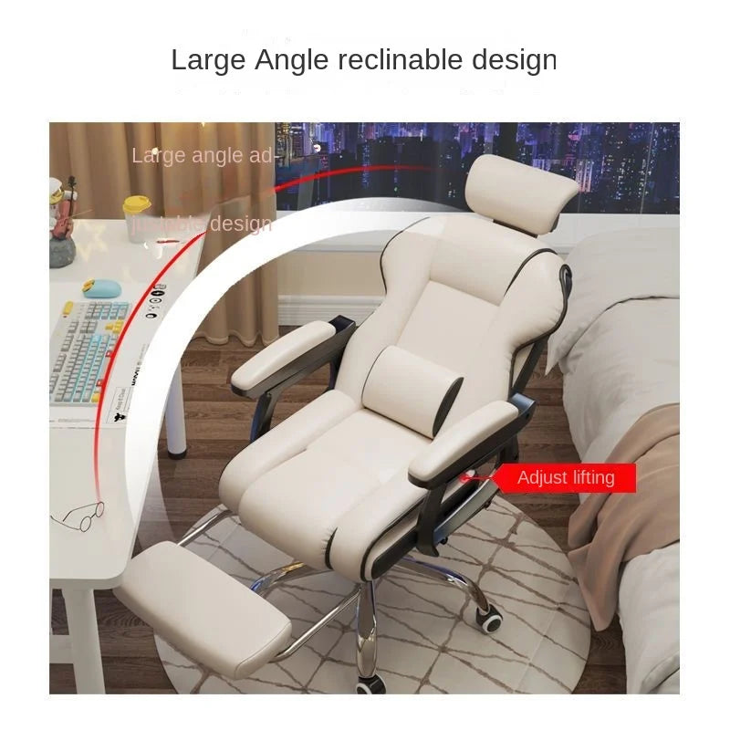 New Computer Chair Gaming Chair Long-lasting Comfort Backrest Chair Ergonomic Office Chair Student Dormitory Swivel Chair 2024