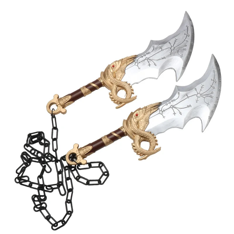God of War Swords Kratos Blades of Chaos High Density Foam Sword Katana 45cm 1:1 Scale  Cosplay Weapon Props