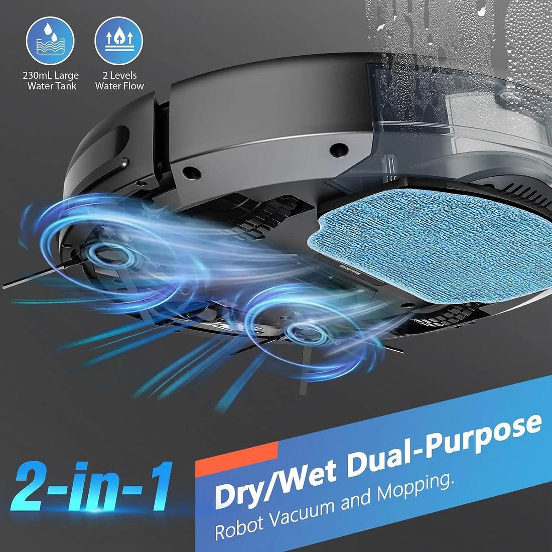 ZCWA BR151 Robot Vacuum Cleaner Auto Charging 6000Pa Power App Control Water Tank Wet  Robot Vacuum Cleaner Electric Sweeper