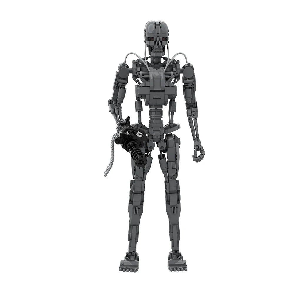 MOC terminatored Robot Action Figure Building Blocks Movie Robot war T-800 Robot Bricks Constructor Model Set Children Toys