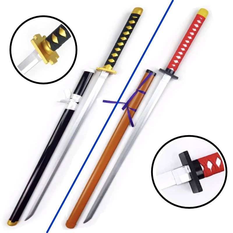 Real Size Jujutsu Kaisen Katana Okkotsu Yuta Anime Cosplay Prop Satoru Gojo Ninja Blade Wooden Japanese Samurai Sword Kid Toys