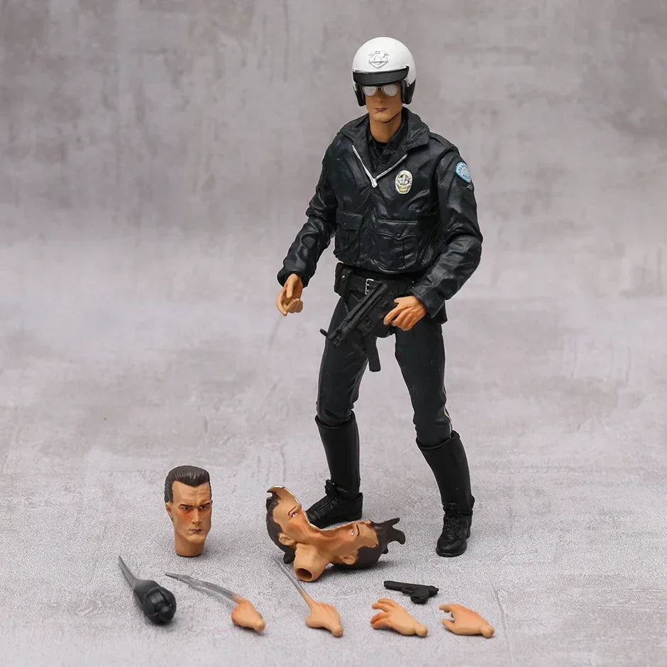 NECA T-1000 Motorcycle Cop Terminator 2 Judgement Day Collector's 7" Scale Action Figure