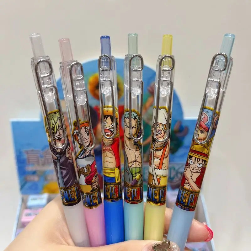 New One Piece Blind Box Gel Pen 3d Cartoon Gel Pen Student Stationery Press Signature Pen Stationery Wholesale Children's Gifts