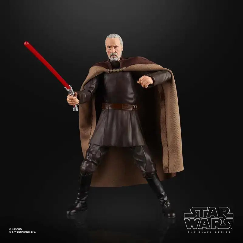 New Original Star Wars The Black Series Count Dooku Movie E8072 Star Wars Anime Figure Model Toy Figuras Gifts For Boys