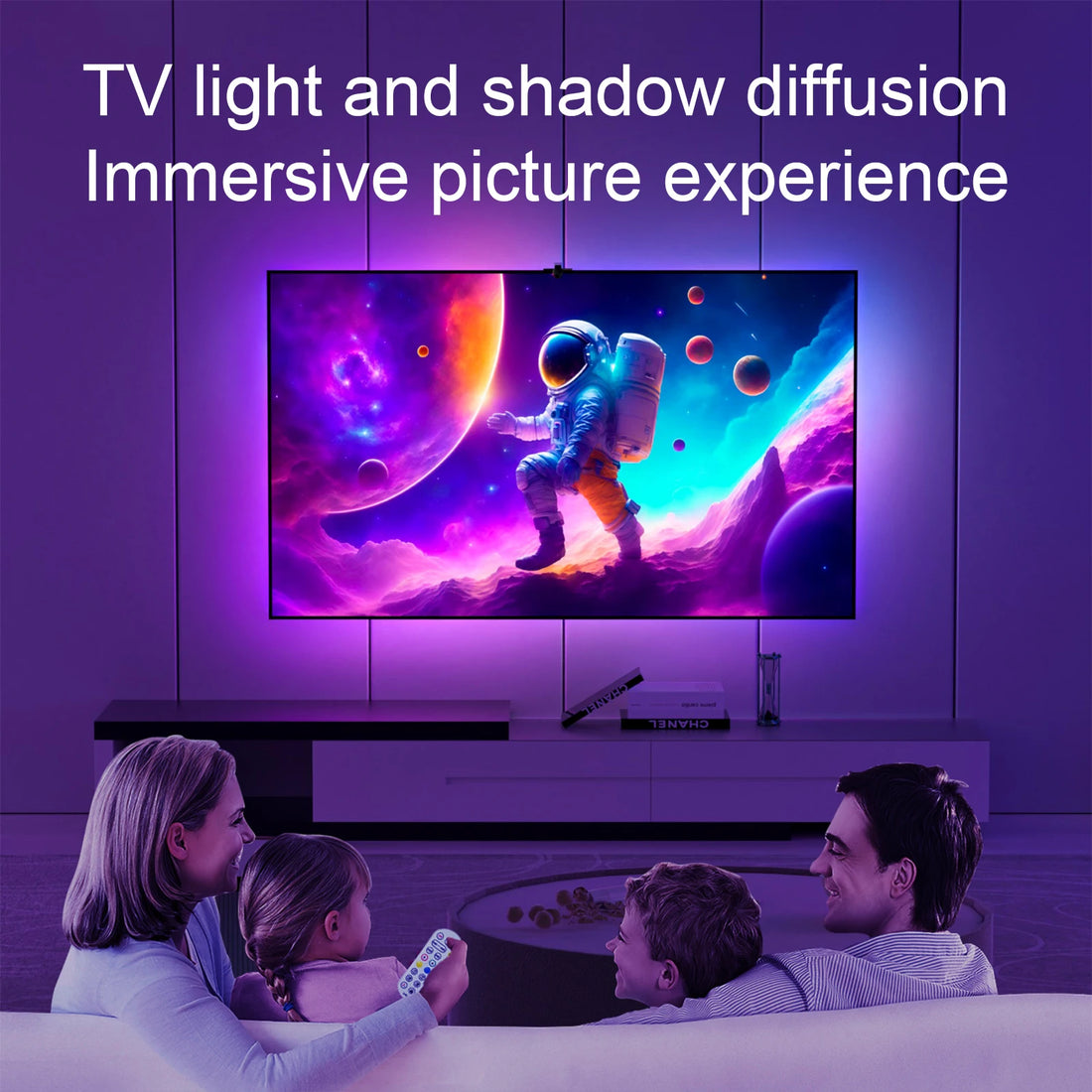 TV LED Backlight With Camera Ambient Strip Light Immersion Led Color Strip LED Light Tv Pc Led Rgb Tape Screen Strip LED