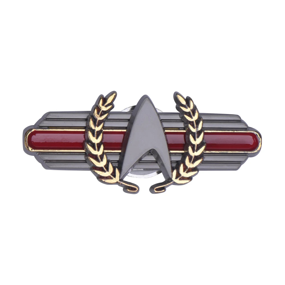 Star Red Grey Pin reks Captain Picard Season 2 Magnet Pin Brooches Badge Star Accessories reks Badge Metal