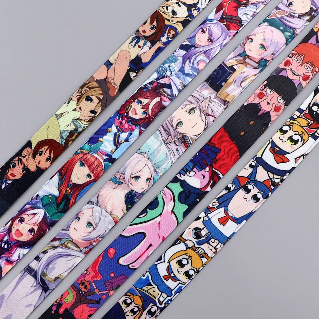 Cool Novel Neck Strap Lanyards Keychain Badge Holder ID Credit Card Pass Hang Rope Lariat Lanyard for Keys Anime Accessories