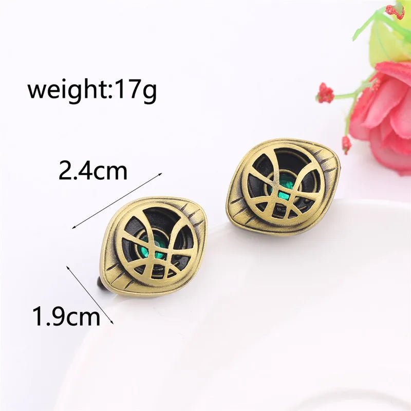 Men's Marvel Doctor Strange Eye Of Agamotto Cuff Links Superheroes Design For Men Wholesale