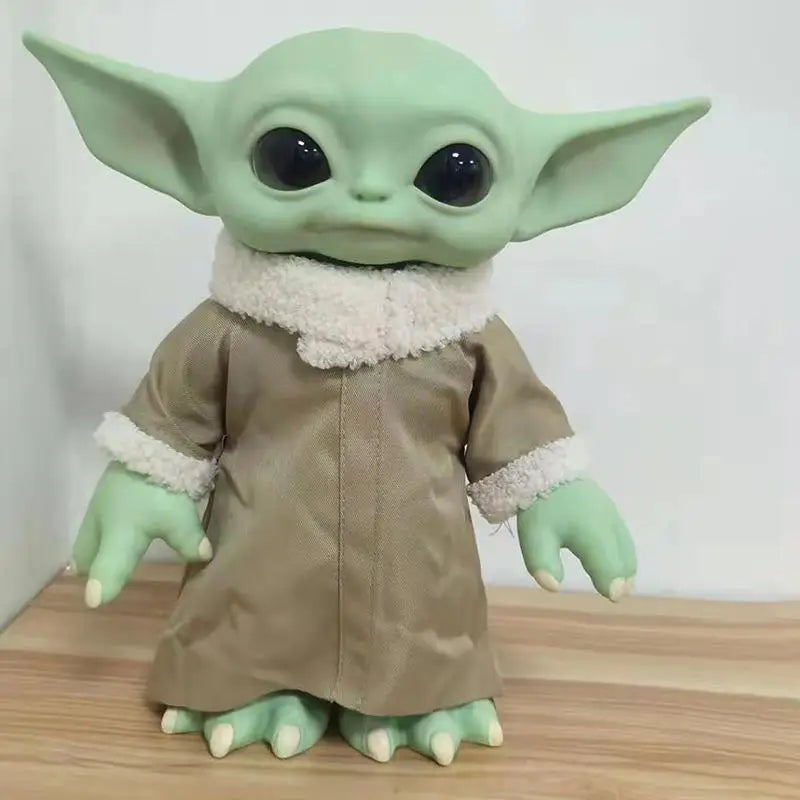 27cm Disney  Star Wars Kawaii Master Baby Yoda Darth Pvc Action Figure Anime Figures Collection Doll Toy Model For Children Gift