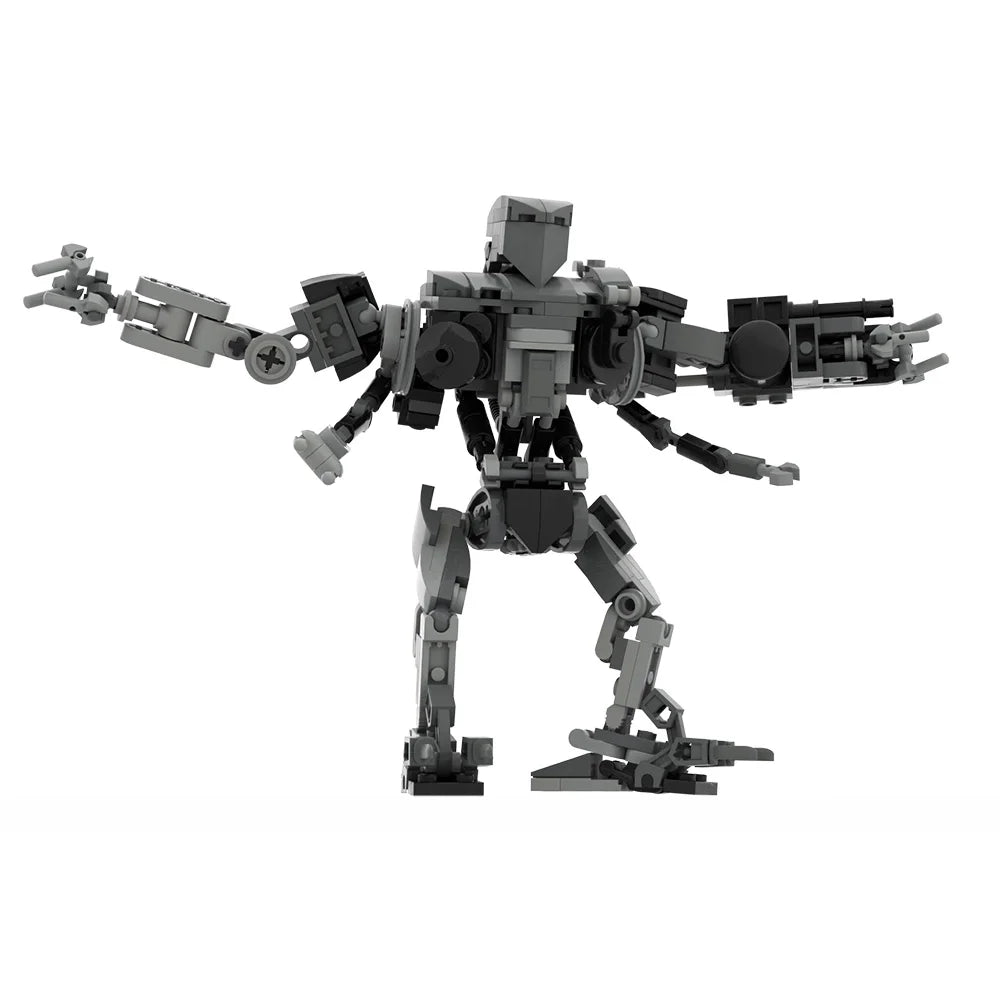 MOC-87785 RoboCopped 2 Robo CAIN 1990 Mecha Robot assembled brick model building block set kids toys Kids birthday gifts