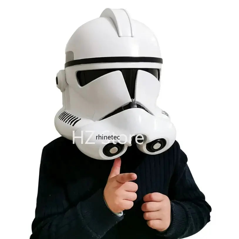 Star Wars Clone Troopers Helmet Imperial Stormtrooper White Soldier Mask Halloween Cosplay Helmet for Birthday Christmas Gift