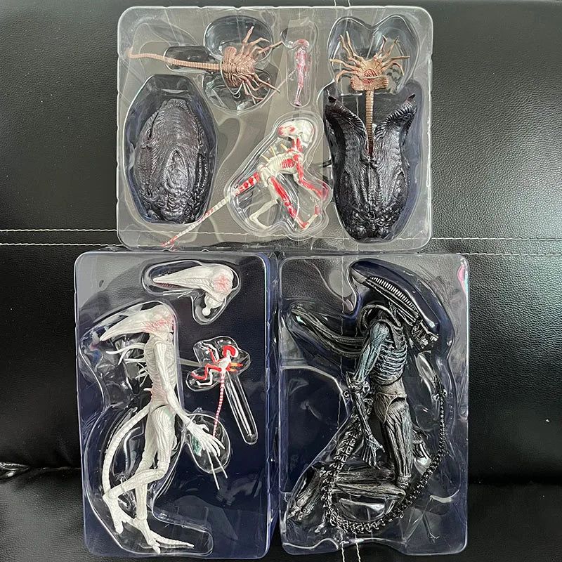 AVP Aliens Xenomorph Figure Alien VS Predator Neomorph Creature Pack Action Figures Collectible Toy Doll Gifts