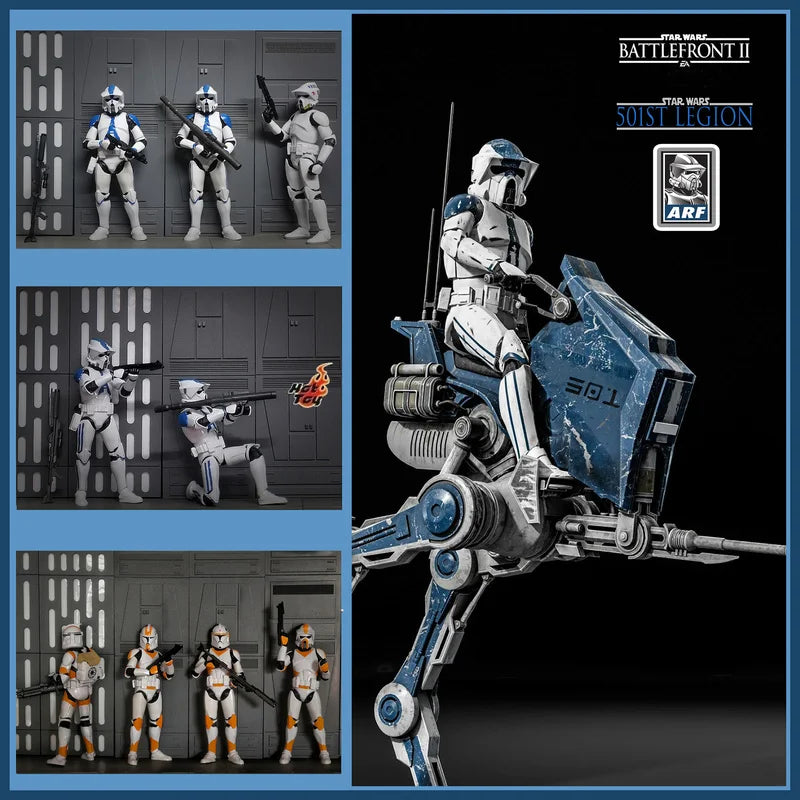 Clone Wars Star Wars 501st Legion Phase 2 Tup Dogma Trooper 6" Action Figure Clone Toys Model Doll Moveable Figurine Toy Gifts