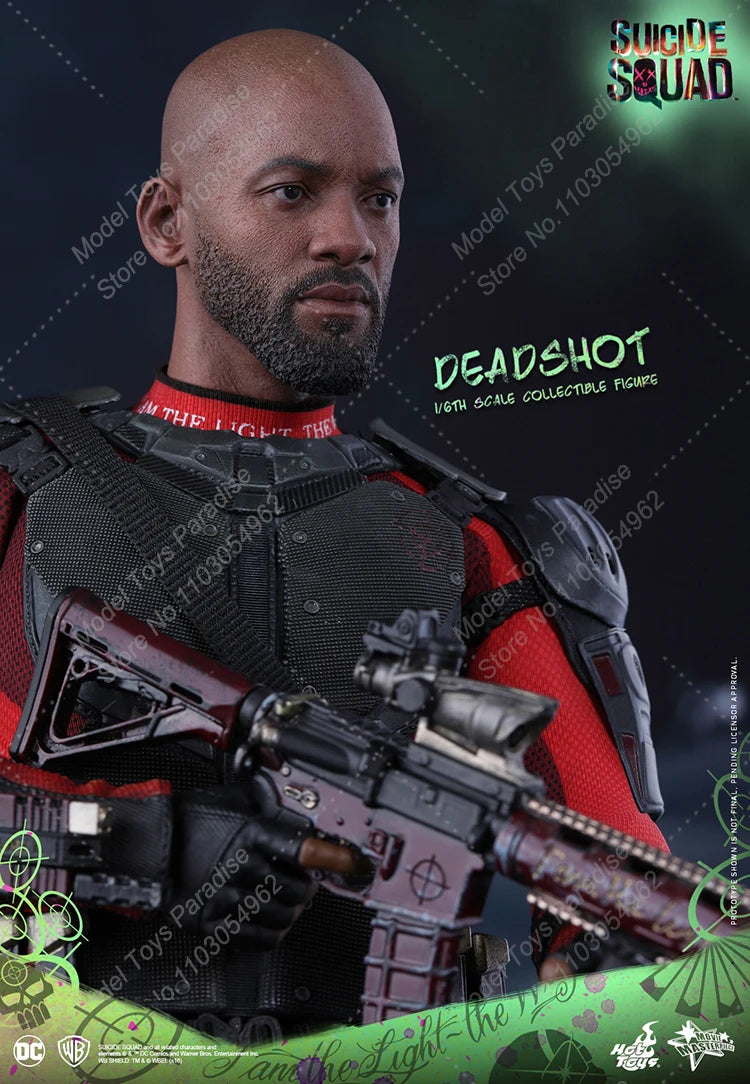 HotToys HT MMS381 1/6 Men Soldier Deadshot Antihero Suicide Squad Will Smith Full Set 12inch Action Figure Collectible Toys Gift