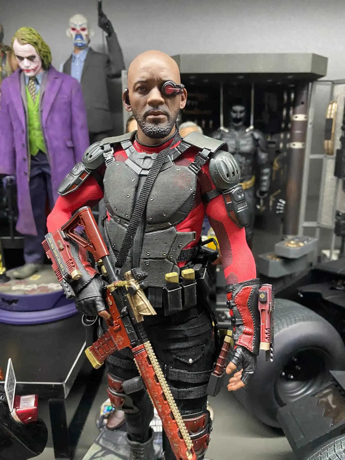 Hottoys In Stock Original HT1/6 Deadshot Floyd Lawton Jr MMS381 Suicide Squad  Anime Action Figures Collection Model Toys