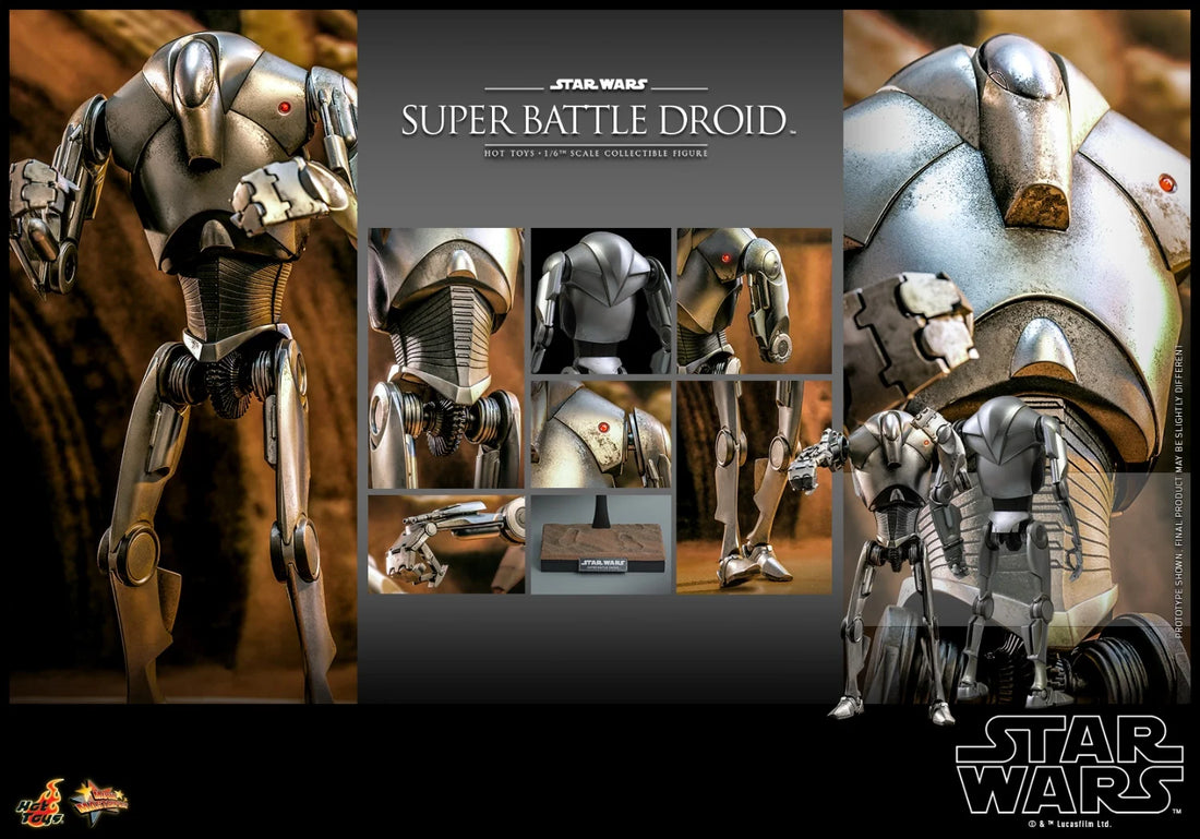 In Stock HOT TOYS MMS682 STAR WARS SUPER BATTLE DROID 1/6 Movability Model Toys