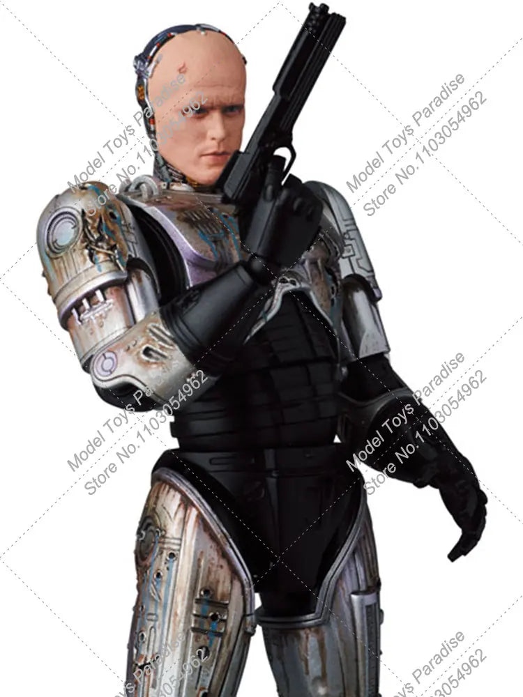 MEDICOM MAFEX 1/12 Men Soldier RoboCop Peter Weller Full Set 6inch Action Figure Collectible Toys Gifts