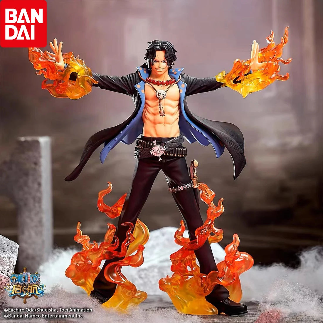 New One Piece Portgas D Ace Action Anime Figure Flame Fire Fist Ace PVC Model Decoration Collection Boy Toy Holiday Gifts