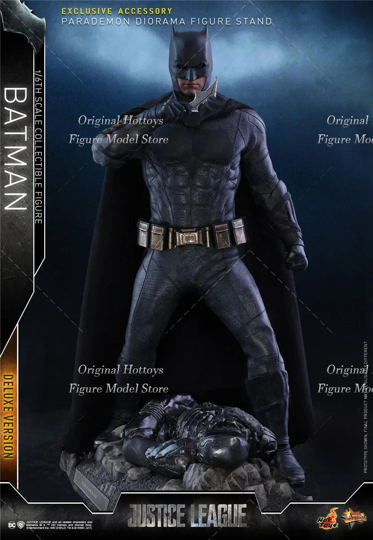 HOTTOYS HT MMS456 1/6 Scale Male Soldier Justice League Batman Ben Light Armor Edition Full Set 12-inch Action Figure Doll