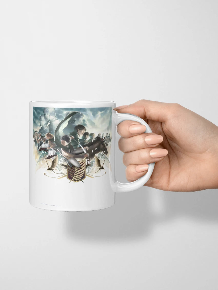 Attack on Titan ceramic water cup mug mug milk mug beer mug coffee mug gift custom photo logo