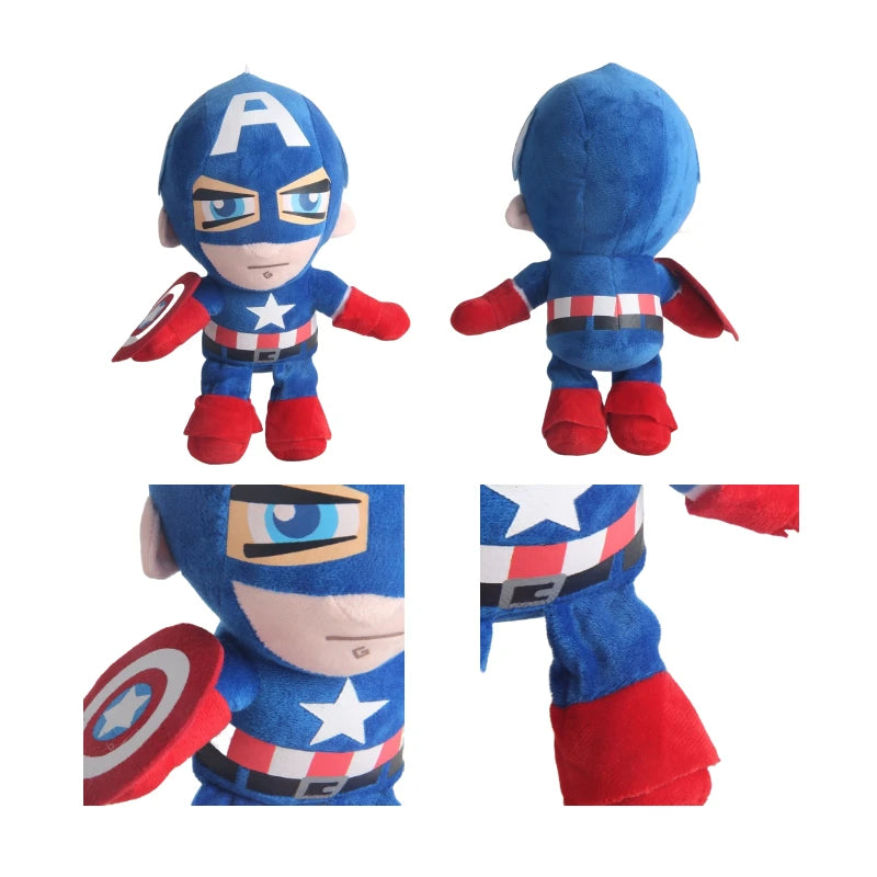 Disney Marvel Avengers Spider Man Iron Man Superheroes Movie Figure Plush Toys Cartoon Cute Doll Kid Birthday Gift Home Cuadros