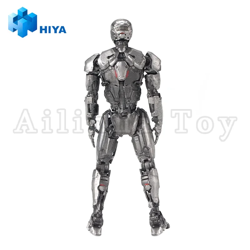 HIYA 1/18 4inch Action Figure Exquisite Mini Series ROBOCOP 2014 EM208 TWO PACK Anime For Gift Free Shipping