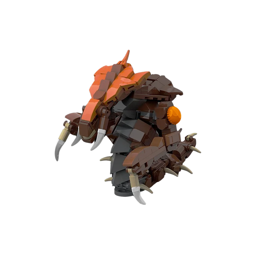 MOC Zerg Hydralisk Bricks StarCraft Figures Hydralisk The Zerg Model Hero Zerg Buiilding Blocks Set Educational Toys For Gift